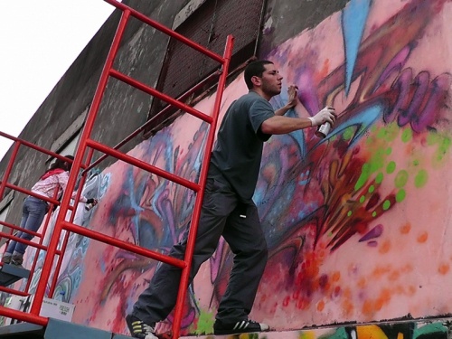 1er Concurso de graffiteros en Ituzaing&oacute;