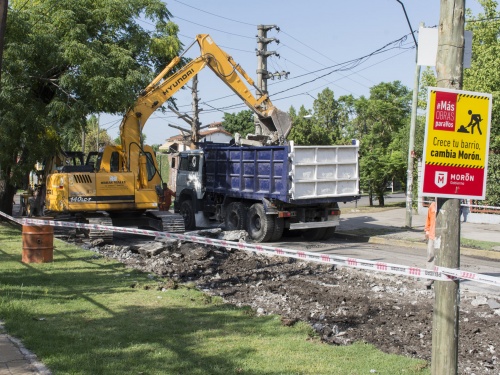 Avanza la repavimentaci&oacute;n de la avenida Santa Rosa