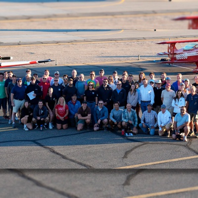 La única argentina en Akrofest: acrobacia nacional en el cielo de California
