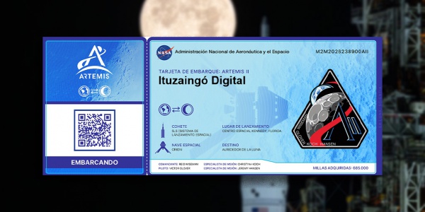 &iquest;Vamos a la Luna? Ituzaing&oacute; Digital se sum&oacute; a la misi&oacute;n Artemis