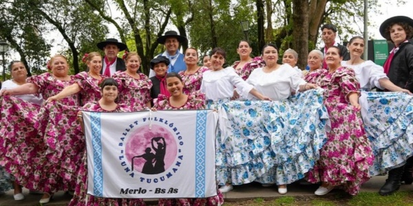 FestiFolk Merlo reuni&oacute; a delegaciones de cuatro pa&iacute;ses