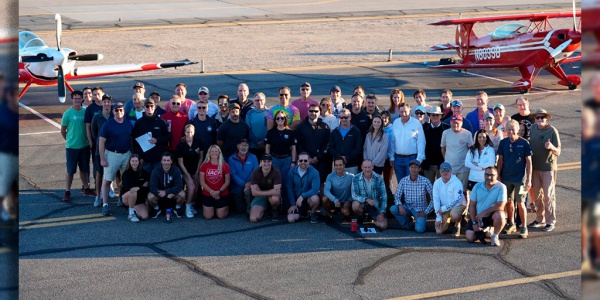 La única argentina en Akrofest: acrobacia nacional en el cielo de California